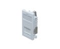Network Wall Outlet CAT6a 1x RJ45 Wall Mount 1.5A 125V White